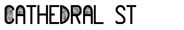Cathedral ST font preview